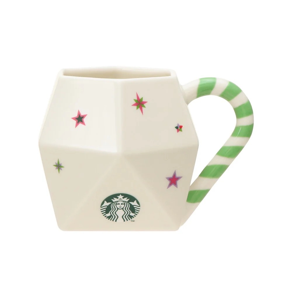 Starbucks Japan Holiday 2023 Candy Cane Christmas Holiday Coffee Ceramic Mug